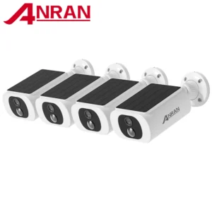 ANRAN 2K Solar Camera 4PCS Home Security Cameras