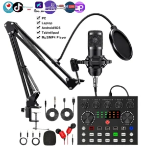 BM800 V8s Podcast Sound Card Set