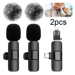 2 In 1 Wireless Lavalier Microphone